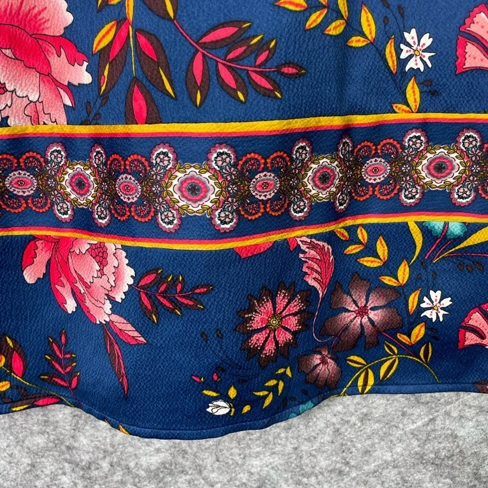 Ann Taylor LOFT Women’s Dress Size Small Wildflower Satin Shift Dress Colorful - Picture 11 of 12